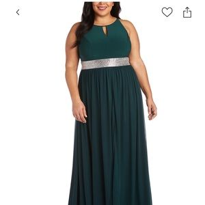 Plus size embellished gown! Royal Blue!